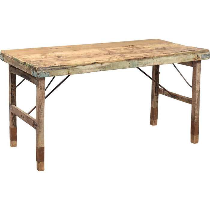 Gammelt spisebord i træ - 150x72xH75 cm