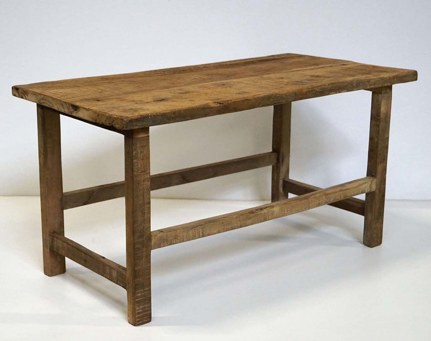 Nordic sofabord i lyst genbrugstræ- 100x50xH51 cm