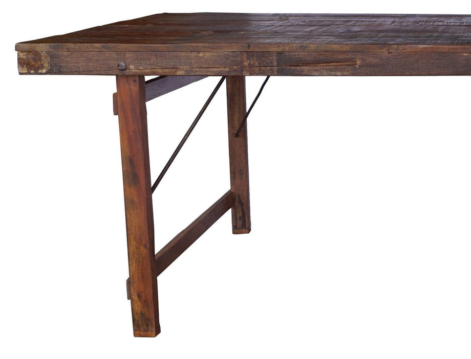 Kuta spisebord i træ med smuk patina - 250x100xH76 cm