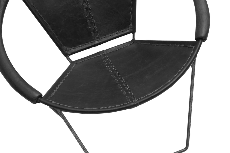 Melissa Lounge stol - sort læder