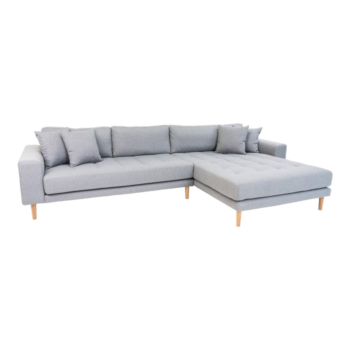 Lido Lounge Sofa - lysegrå - højrevendt