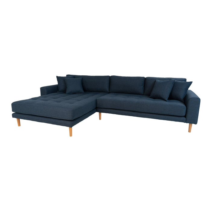 Lido Lounge Sofa - mørkeblå - venstrevendt