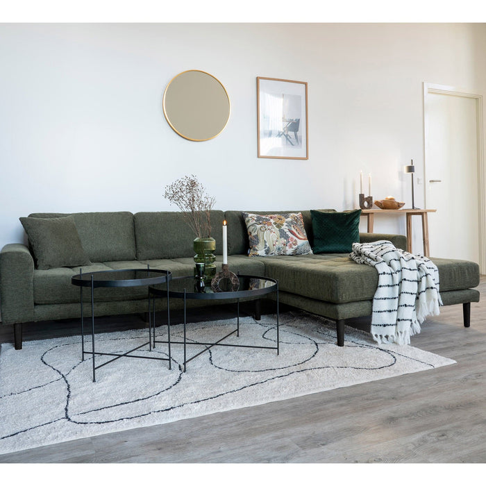 Lido Lounge Sofa - olivengrøn - venstrevendt