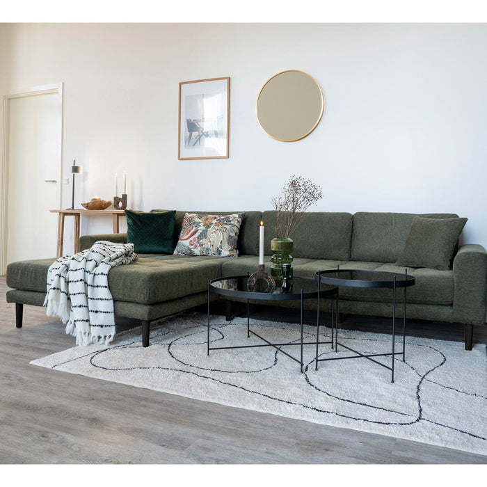 Lido Lounge Sofa - olivengrøn - venstrevendt
