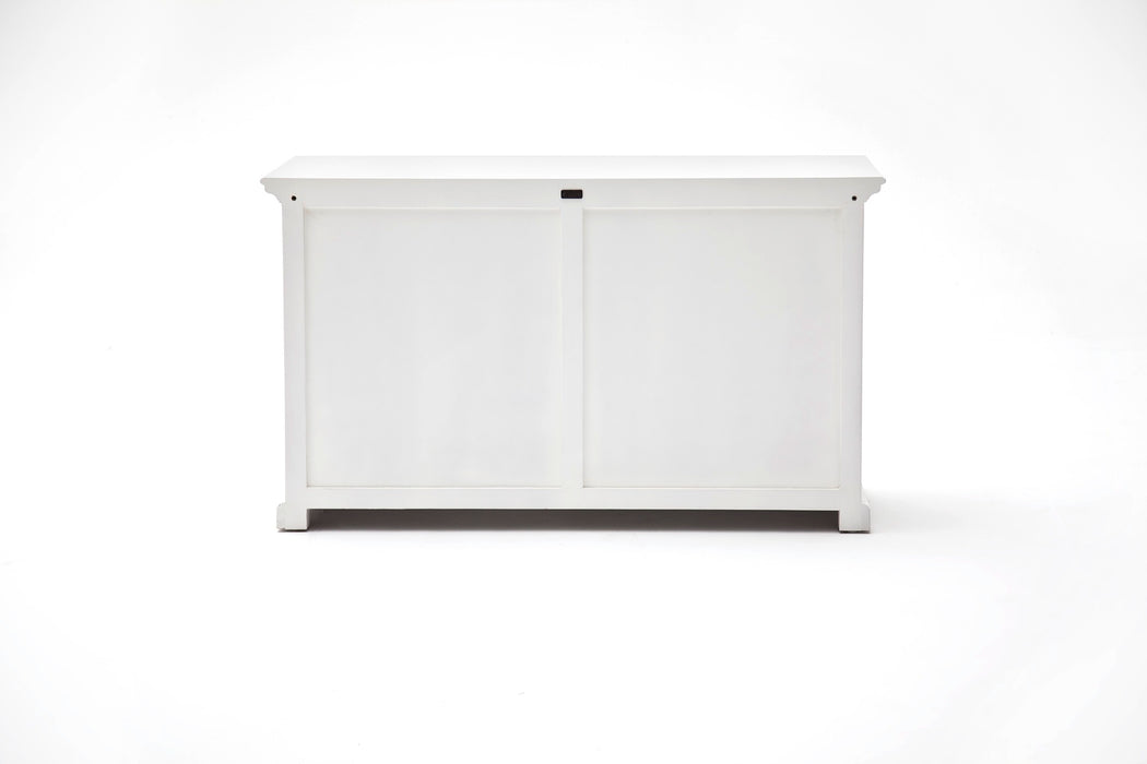 Provence Klassisk Skænk med 3 døre - Hvid - 145x50x85 cm
