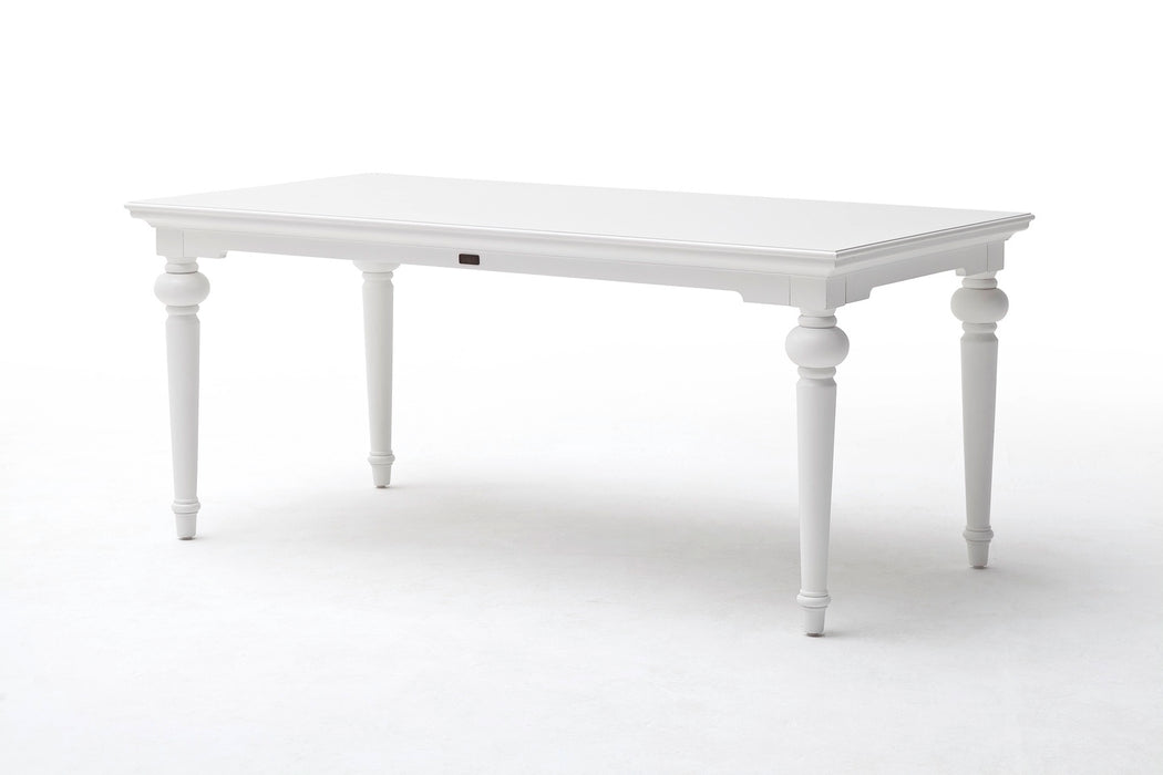 Provence Spisebord 79" - Hvid Mahogni - 200x100x76 cm