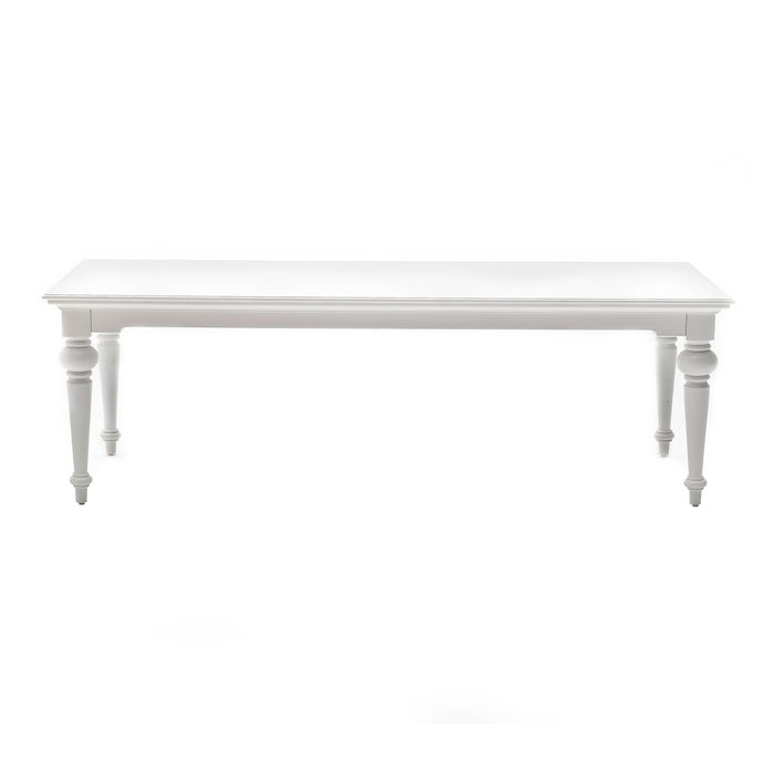 Provence Spisebord 94" - Hvid mahogni- 240x100x76 cm