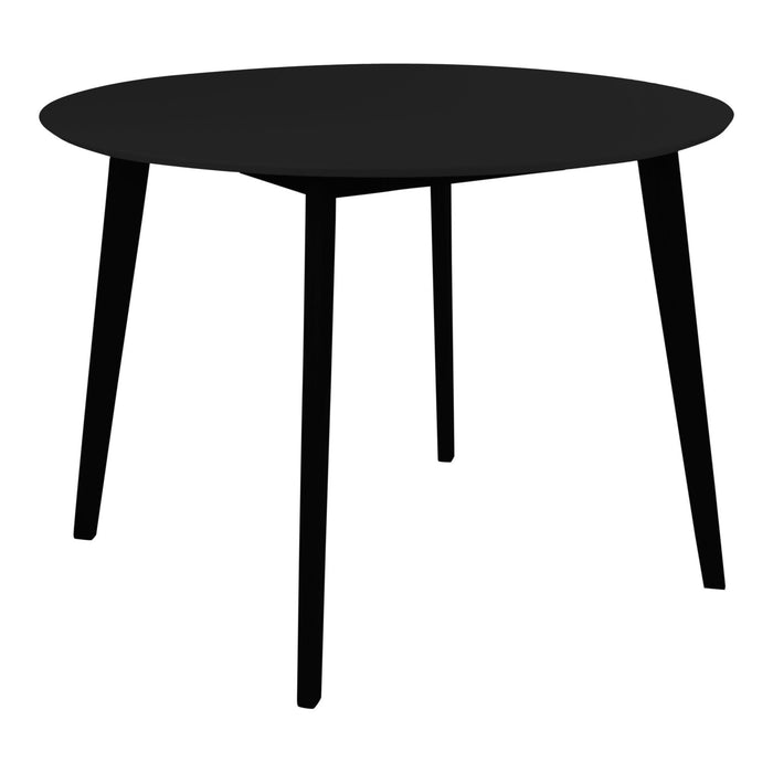 Vojens Spisebord - sort - Ø105x75 cm