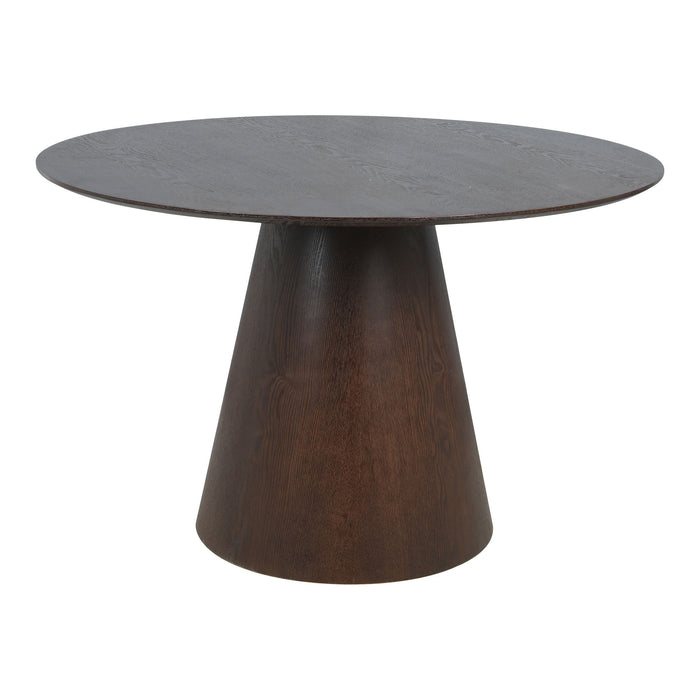 Bolton Spisebord - valnød - Ø120x76 cm