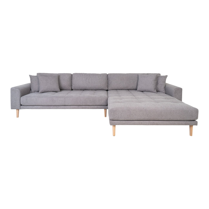 Lido Lounge Sofa højrevendt - lysegrå