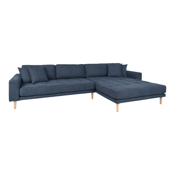 Lido Lounge Sofa højrevendt - mørkeblå