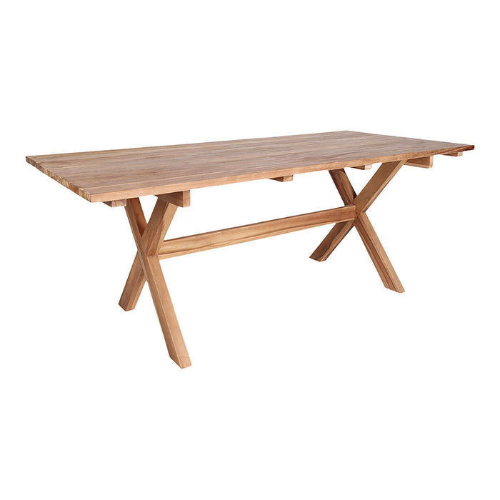 Murcia Spisebord - naturlig - teak - 200x90x75 cm