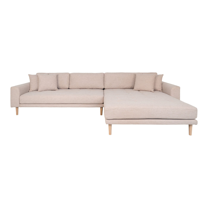 Lido Lounge Sofa højrevendt - sand