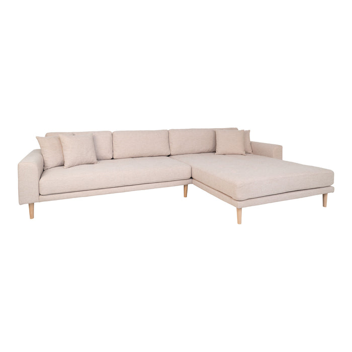 Lido Lounge Sofa højrevendt - sand